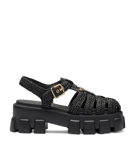 prada crochet shoe|Prada ladies sandals.